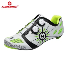 Sidebike углерода Велосипеды обувь шоссейные велосипеды для мужчин гоночный профессиональная обувь для велоспорта замок Велосипеды кроссовки из дышащего материала SD011