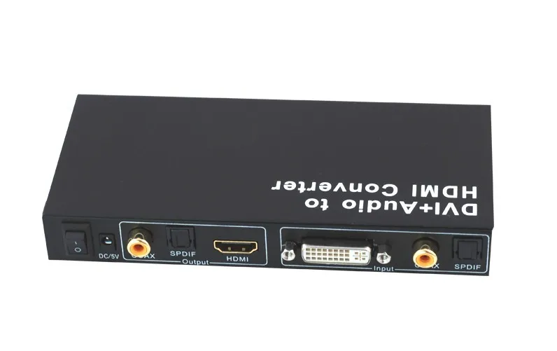 Активный DVI в HDMI конвертер с Spdif/toslink коаксиальный аудио DVI famale в HDMI Женский до 1080 p/1920x1200 поддерживается