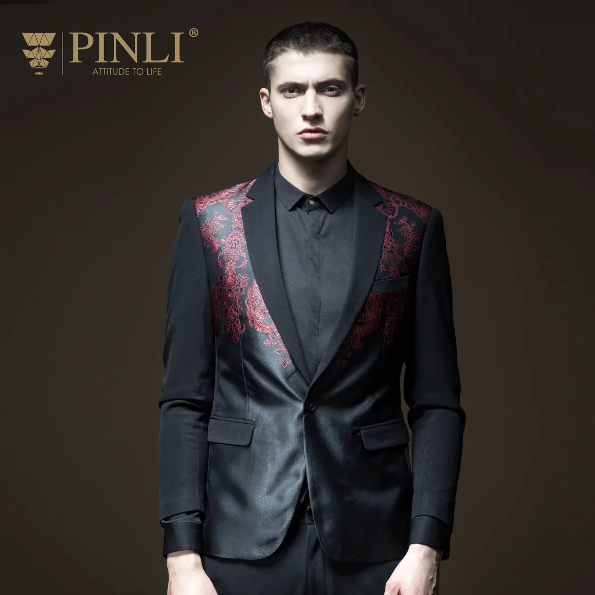 Блейзер Masculino Hombre мужская одежда Pinli английский стиль Весенняя Мужская и пальто в
