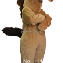 Маскоты коричневый Mustang Маскоты костюм лошади обычай Необычные костюмы аниме косплей Маскоты te тема маскарадный карнавальный костюм