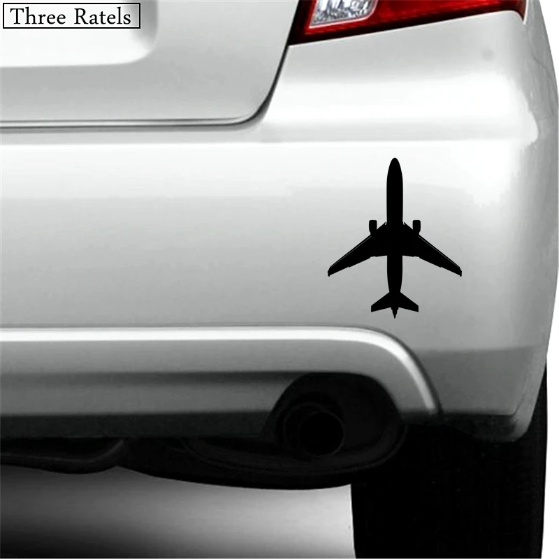 Three Ratels TZ-129 12.5*15cm airplane aircraft vinyl cool car sticker decal jdm car stickers - Image 4