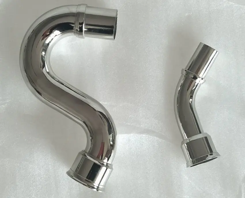 Alto Neck + Bass Neck Parts Nickel Plated Excellent Parts & Accessories