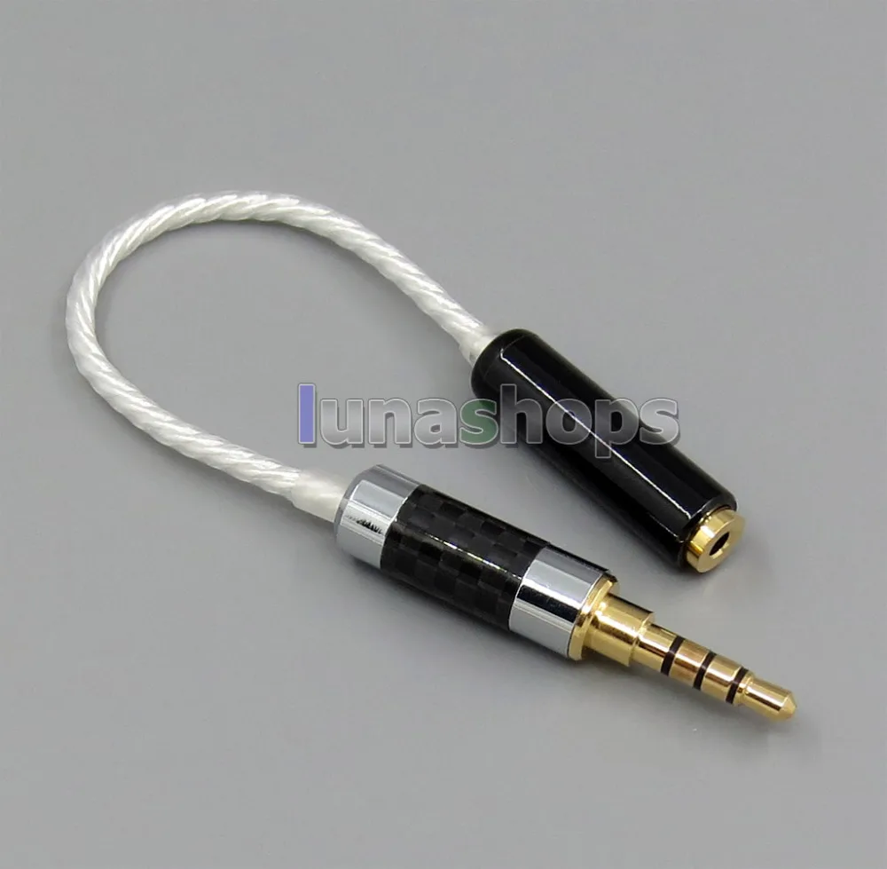 LN005220 4pin 3 5 мм Мужской посеребренный Re-Zero сбалансированный Hifiman HM901 HM802 до 2 AKR03 Layla