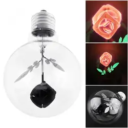G80 Dazzle color Bubble-светильник в виде розы лампа 3D украшение с углом люминесценции 360 градусов для бара/ресторана/домашнего ночного света