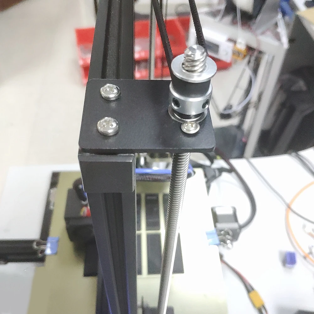 Запчасти для 3d принтеров, двойной стабилизатор Z-Axis, металлический держатель подшипника Z-Rod, обновленная ось Z, свинцовый винт, верхнее крепление для Creality Ender-3