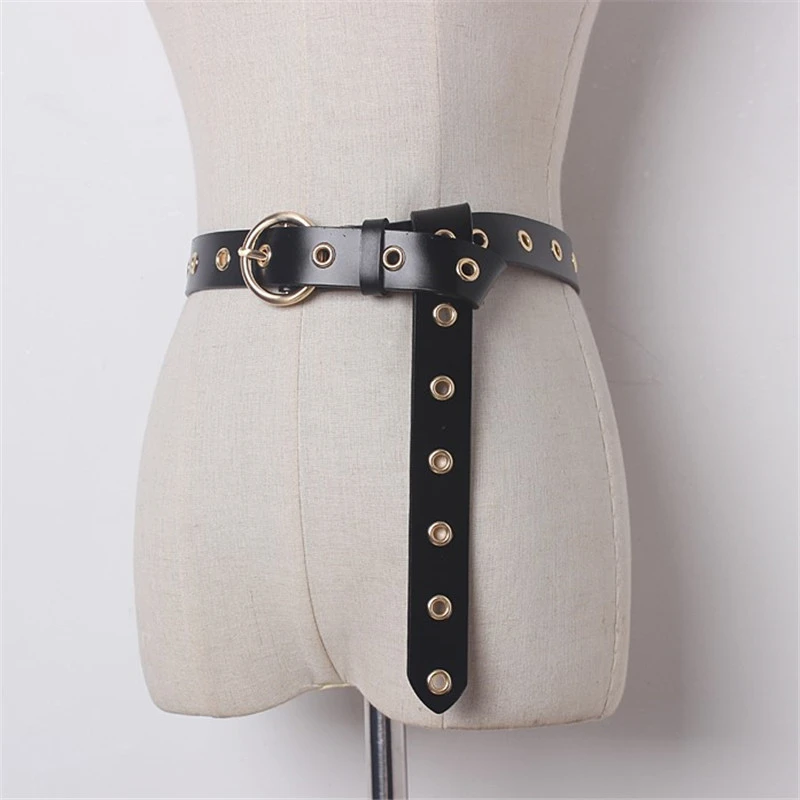 Breve moda mujeres cinturones europeos recién metal Pasadores cinturón de cuero correa ajustable 63296|belt female|leather belt femalebuckle leather - AliExpress