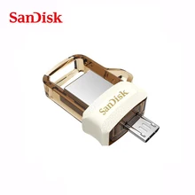Sandisk USB 3.0 OTG USB флеш-накопитель для смартфонов/планшетов/pc 32 ГБ 64 ГБ флешки высокая скорость Флеш накопитель мини usb stick