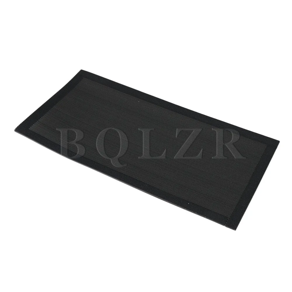 BQLZR 12x24x0,05 см Пластик ПВХ черный квадратный магнитный вентилятор пылезащитный фильтр для защиты от пыли домашнего компьютера шасси вентилятора