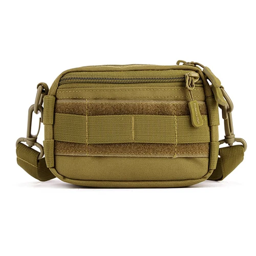 Защитная уличная лесная тактическая Сумка MOLLE hip pack, уличная нейлоновая сумка, военная поясная сумка - Цвет: Brown