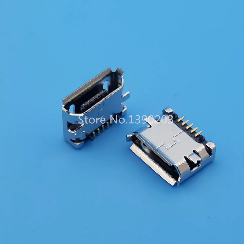 100 шт. 5 контактный разъем Micro USB Тип B|connector 5pin|connector jackconnector smt |
