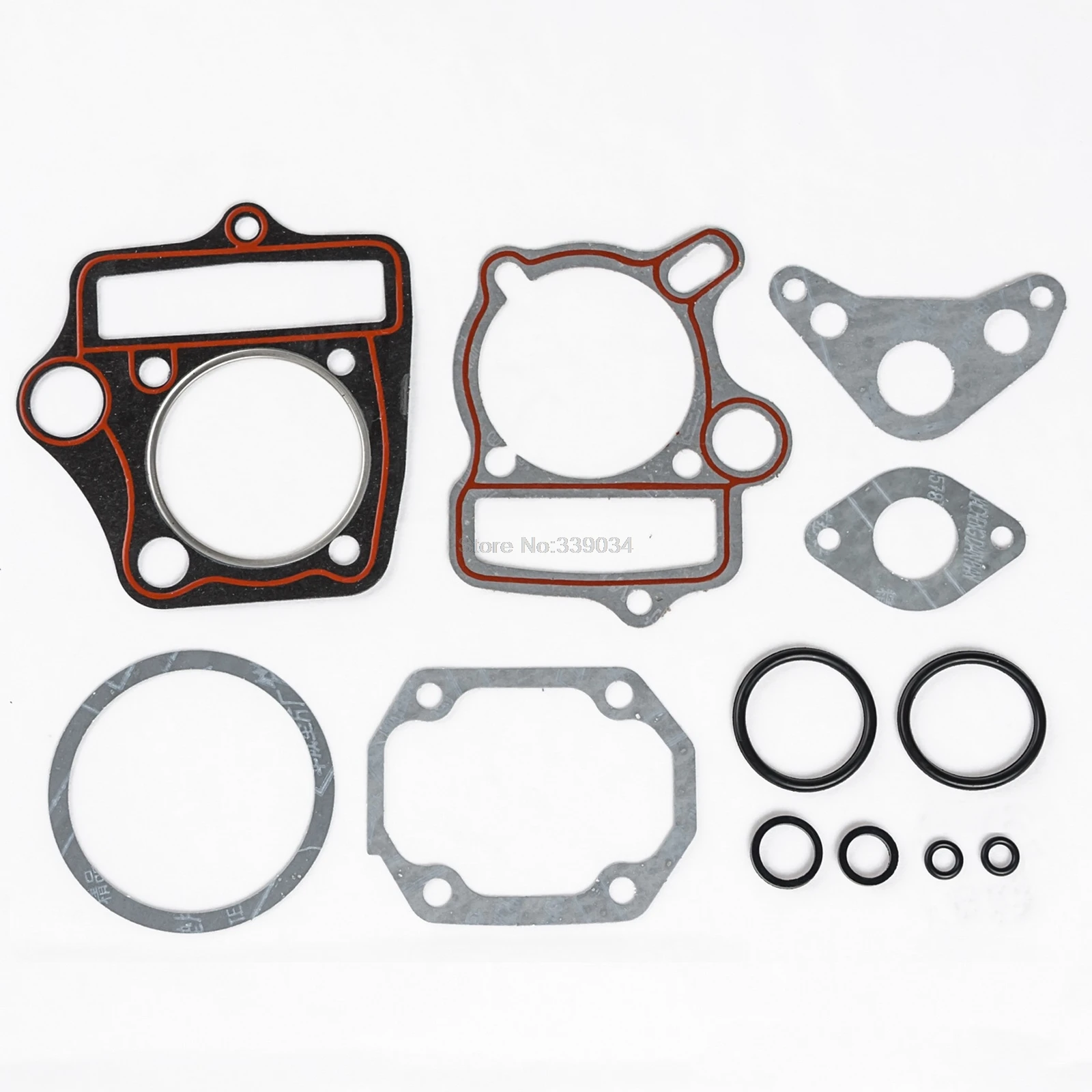 Horizontal Engine Cylinder New complete Gasket for 110cc ATV Dirt Bike Go Kart