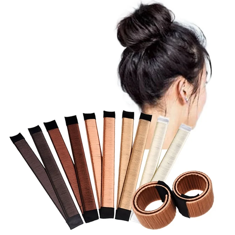 

Synthetic Wig Donut Headband Women Hair Accessories Girl Magic Hair Bun Maker Bud Hair Band French Dish Twist DIY Hairstyle Tool