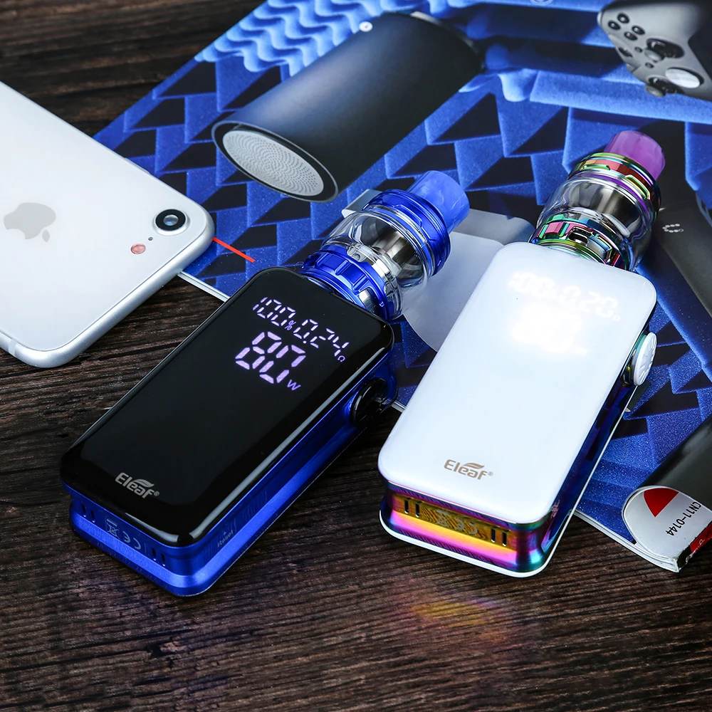 100% Оригинальный Eleaf iStick Nowos 80 Вт Макс выход TC комплект с Элло Дуро 4400 мАч
