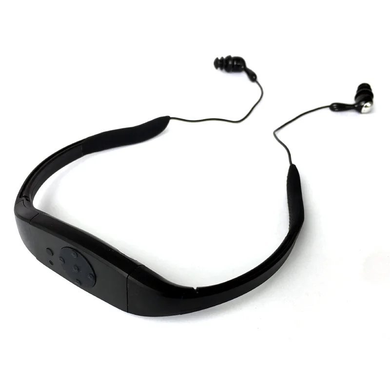 Водонепроницаемость IPX8 8 Гб подводный спорт MP3 музыкальный плеер шейный стерео