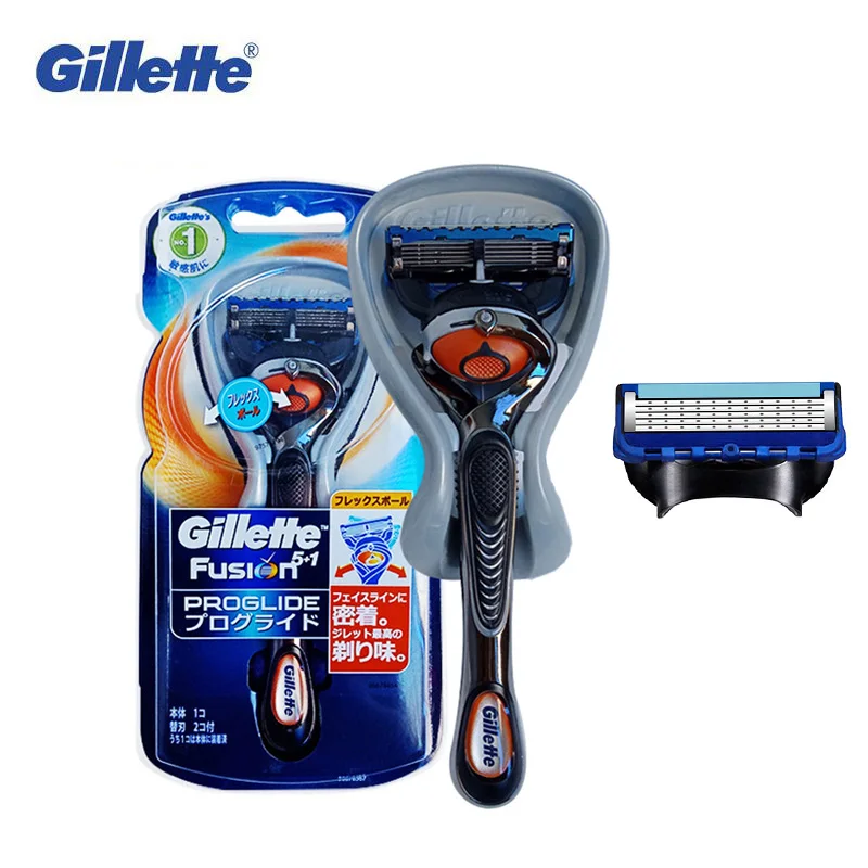 Мужская бритва Gillette Fusion 5 Proglide Flexball с ручкой 1 ручка бритвы + 2 лезвия для ручная