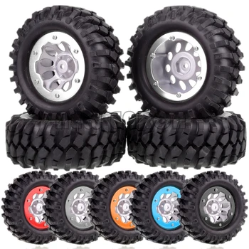 

NEW ENRON 1.9” 4P Wheel Rim Hubs & 108mm Tyre Tires RC 1:10 Rock Crawler Car TRX4 Tamiya HSP D90 CC01 Axial SCX10 II 90046 90047