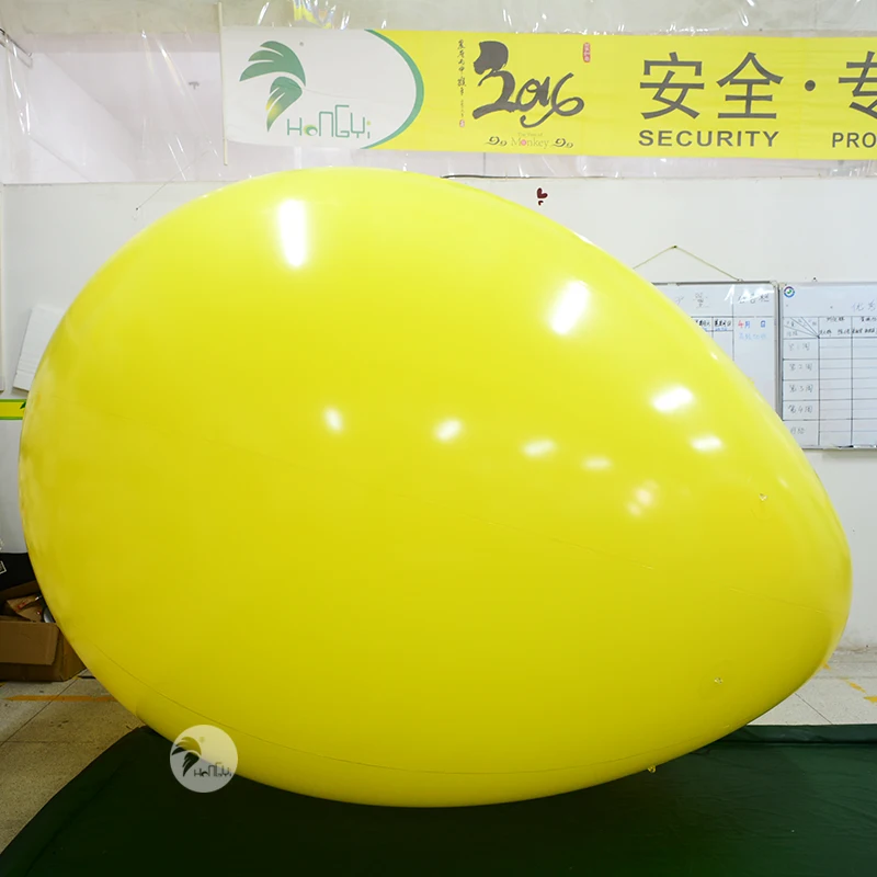 Надувные воздушные шары для рекламы из ПВХ в форме желтых яиц