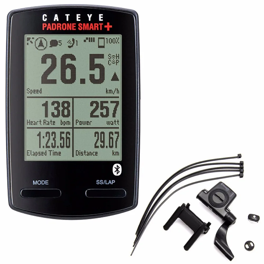 

Cateye Padrone Smart+ Plus Speed Rate CC-SC100B Cycle Computer
