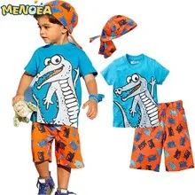 Free-shipping-2017-spring-style-children-s-clothes-sets-boy-2-6-y-short-sleeves-T