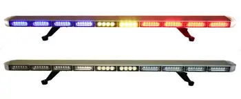 

Free Shipping high bright Generation III 1 Watt linear 6 module led lightbar/emergency warning lightbar/led flash lightbar