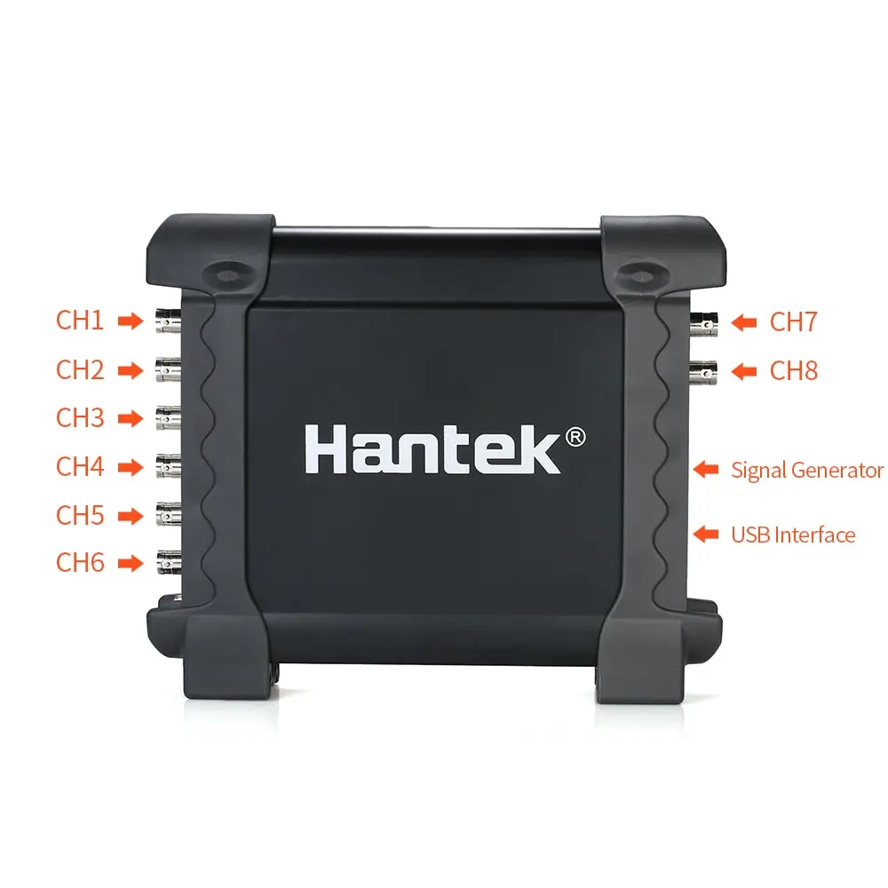 Hantek 1008C/1008A 8 каналов программируемый генератор автомобильный осциллограф цифровой Multime хранилище ПК Osciloscopio USB 100 кГц