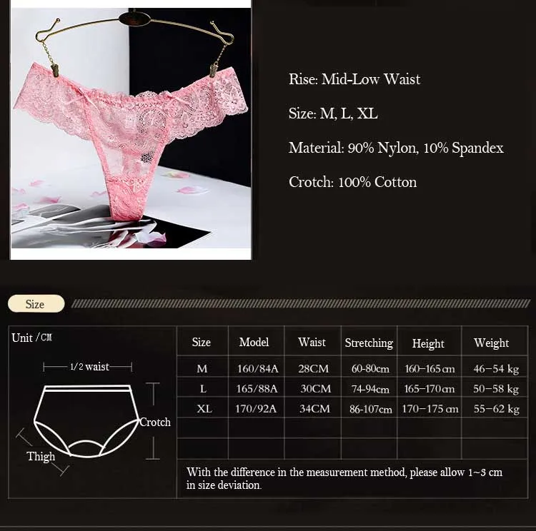 Underwear Women Thongs and G Strings Bragas Sexy Lace Panties Women's  T Back Pants Ladies Briefs Underpants Knickers Intimates 01