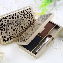 Makeup Cosmetic Shiny Eye shadow Eyebrow Eye Brow Powder Palette 6G 2 Shades xgrj