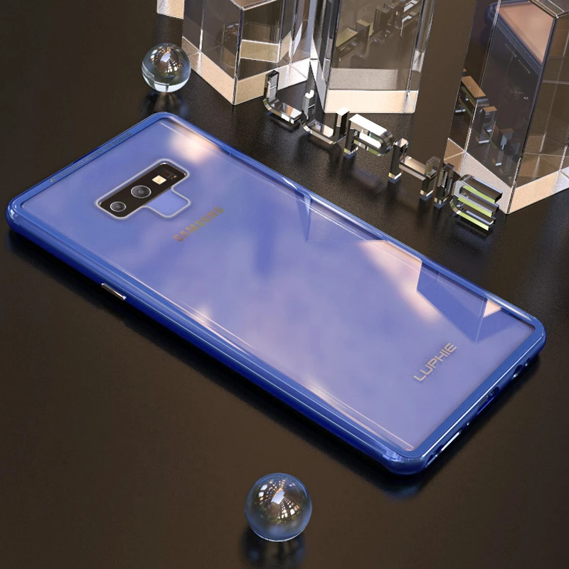 360 Полный чехол для samsung Galaxy S8 Plus S8Plus S9 Note 9 8 магнитный металлический бампер закаленное стекло чехол для samsung S8 чехол