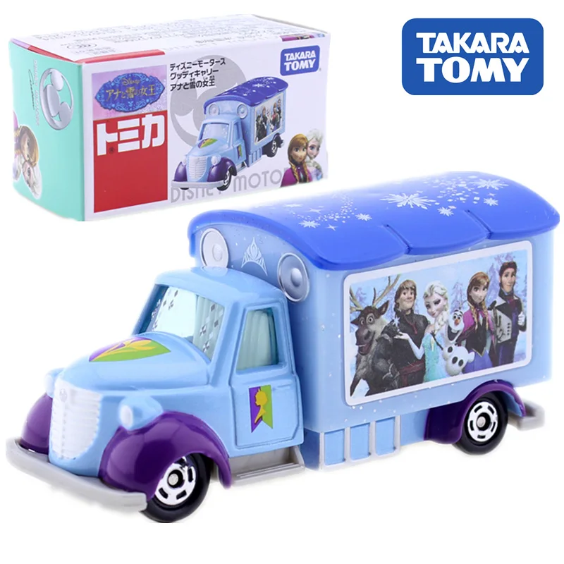 

Tomica Takara Tomy Disney Motor Goody Carry Ana & The Snow Queen Motors Vehicle Diecast Metal Model New Kids Toys