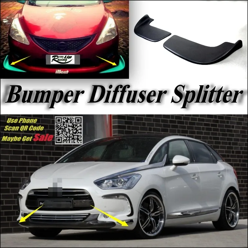 Citroen DS5 DS 5 LS Splitter Deflector Diffuser Flap Chin Fin Canard