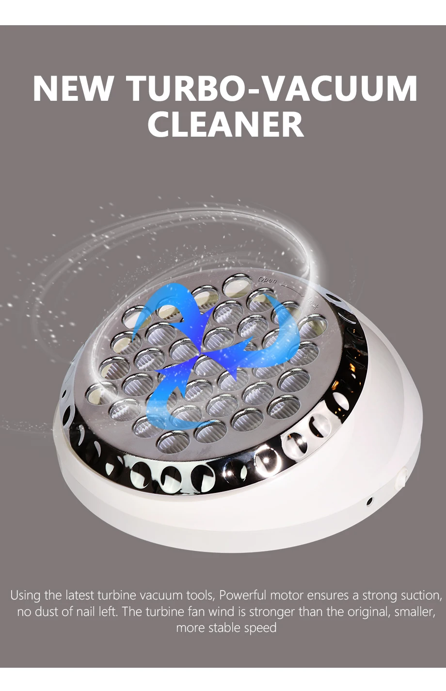 Турбо-пылесос для ногтей пылесборник без вентилятора низкий голос сильная мощность Дизайн ногтей салон всасывания пылесборник машина