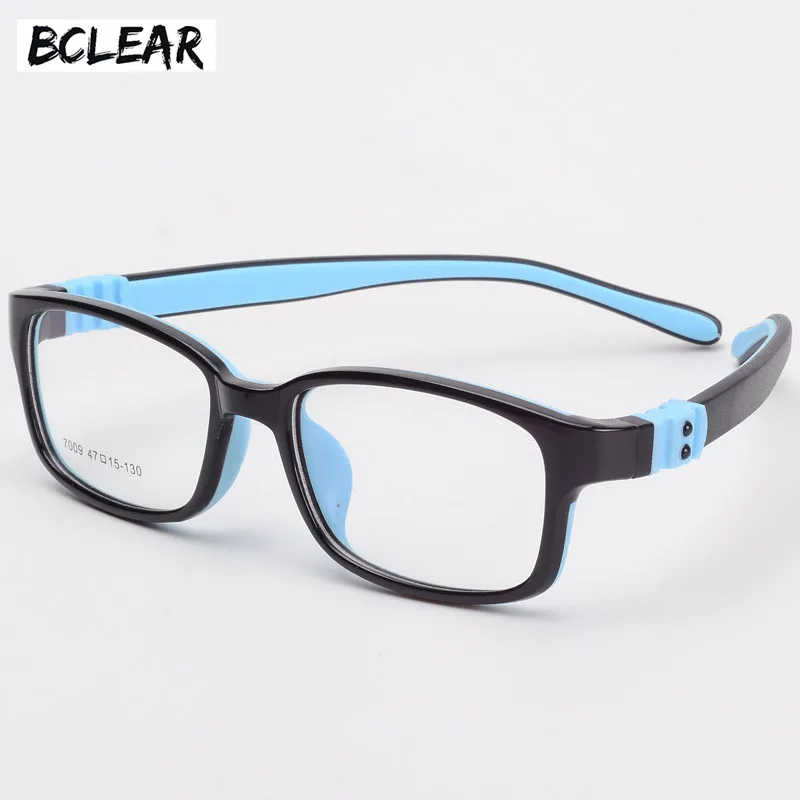 BCLEAR TR90 силиконовые очки для детей, гибкие защитные детские очки, диоптрийные очки, резиновая детская оправа для очков для мальчиков и девочек