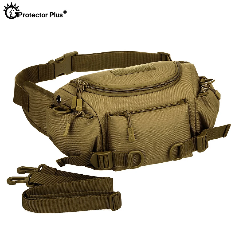 Протектор Плюс многофункциональная тактическая поясная сумка Военная камуфляжная двойная сумка для активного отдыха спортивная альпинистская сумка-мессенджер