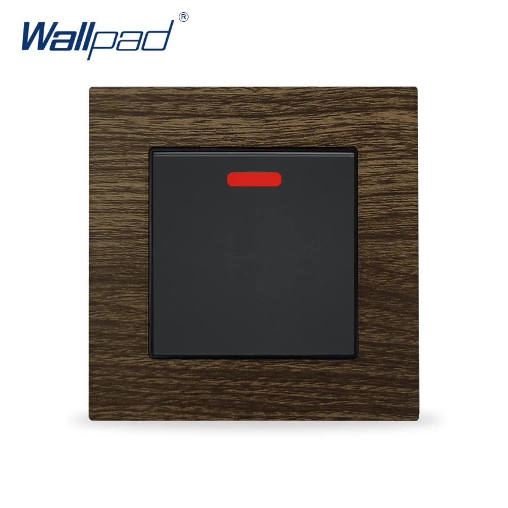 Дерево 45A переключатель кондиционера Wallpad домашний металлическая панель