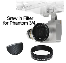 Screw in UV CPL ND2-400 ND8 ND16 Lens Filter for DJI Phantom 3 Adv Pro Phantom 4 3A 3P Drone Camera Lens Filters