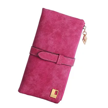 

2019 Women's Wallets Fashion Trendy Candy Color Multi-card Position Two Fold Wallet Sweet Lady Long Purse