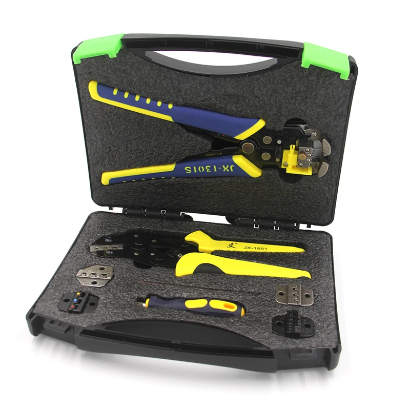 

Multitul Wire Crimpers Engineering Ratcheting Terminal Crimping Pliers Wire Strippers Crimping Tool +Cord End Terminal Multitool