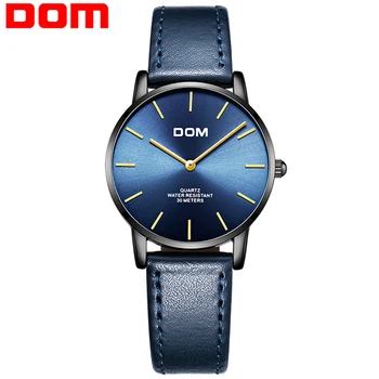 

Dom Watches Women Quartz Lady Wrist Watch Dress Women's Watches Brand Luxury Fashion Blue Ladies Wristwatches Relogio Feminino