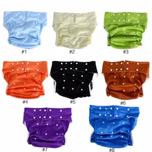 Free Shipping 1pc PUL Plain color Waterproof Adult cloth diaper ,Reusable And Machine Washable adult Diapers for disabled 2017
