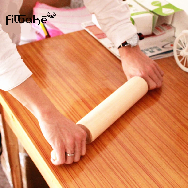 

FILBAEK Home DIY Baking Wood Rolling Pin with Ball Bearing Handles Bakeware Dessert Tools Cake Tools kitchen accessories