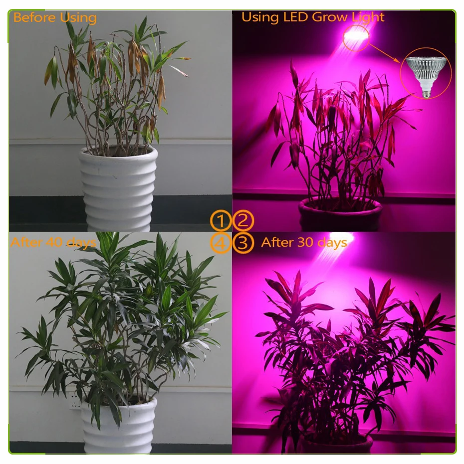 RAYWAY Садоводство E27 Светодиодный светильник для выращивания растений красный 660nm& синий 460nm светодиодный светильник для выращивания растений в помещении Гидропоника