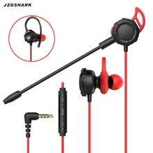 Gaming Headset Fone de ouvido Com Cancelamento de Ruído fone de ouvido Estéreo HiFi Fone de Ouvido com Microfone para xiomi Móvel Telefone PC fone de ouvido Preto 2018