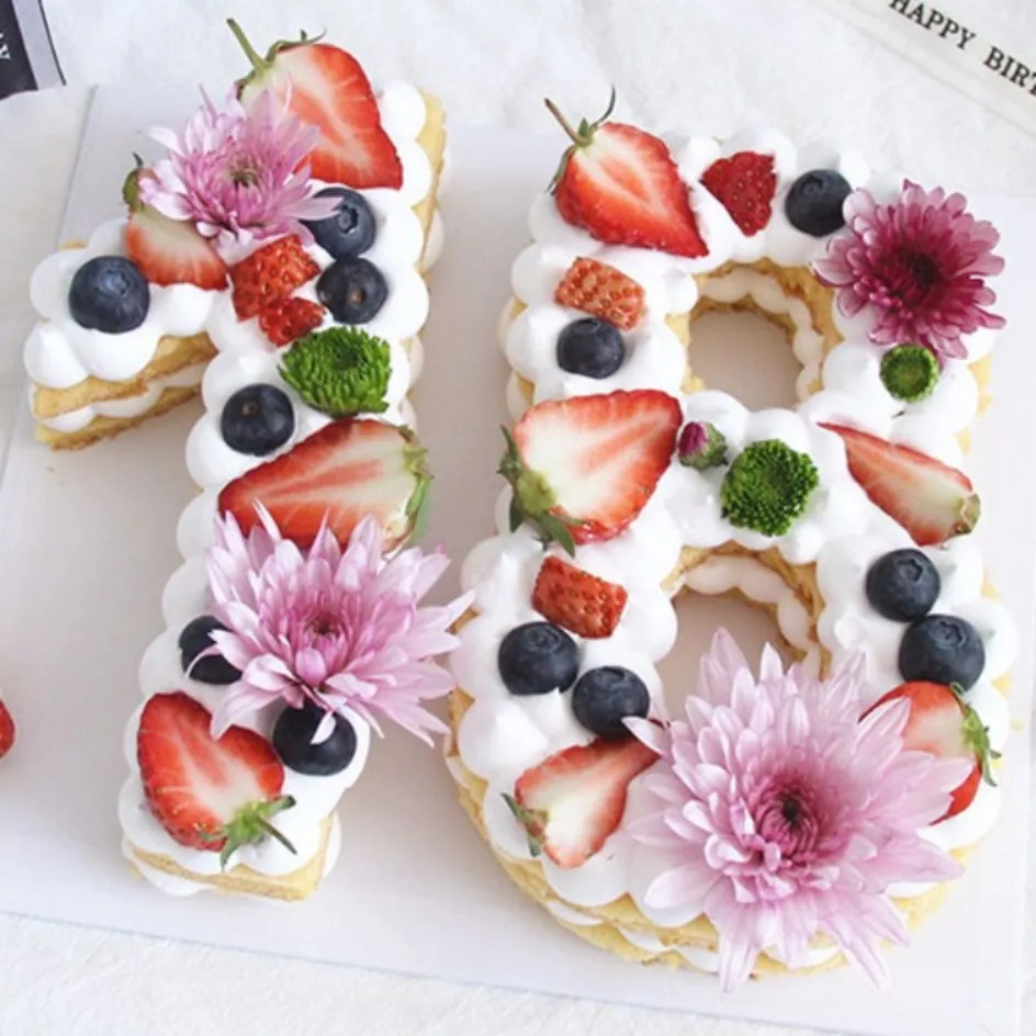 

PET 0-8 Numbers Cake Mold Cake Decorating Tools Confeitaria Maker Birthday Cake Design Bakeware Pastry Tools 8/10inch