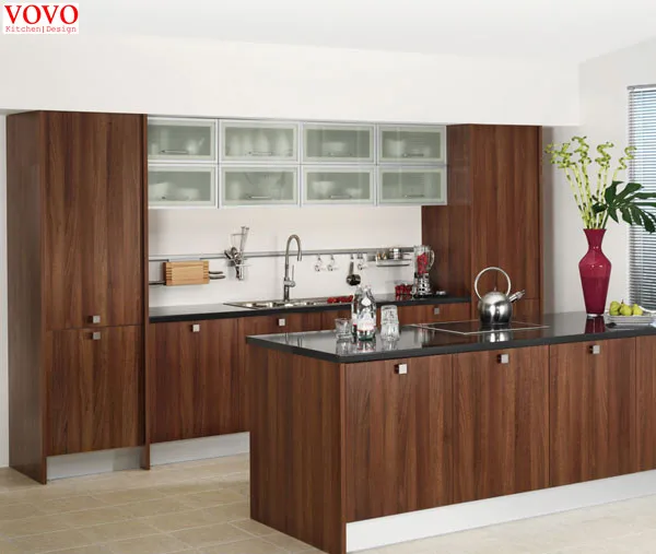 Asequible modelo del Gabinete de cocina de melamina en Gabinetes de