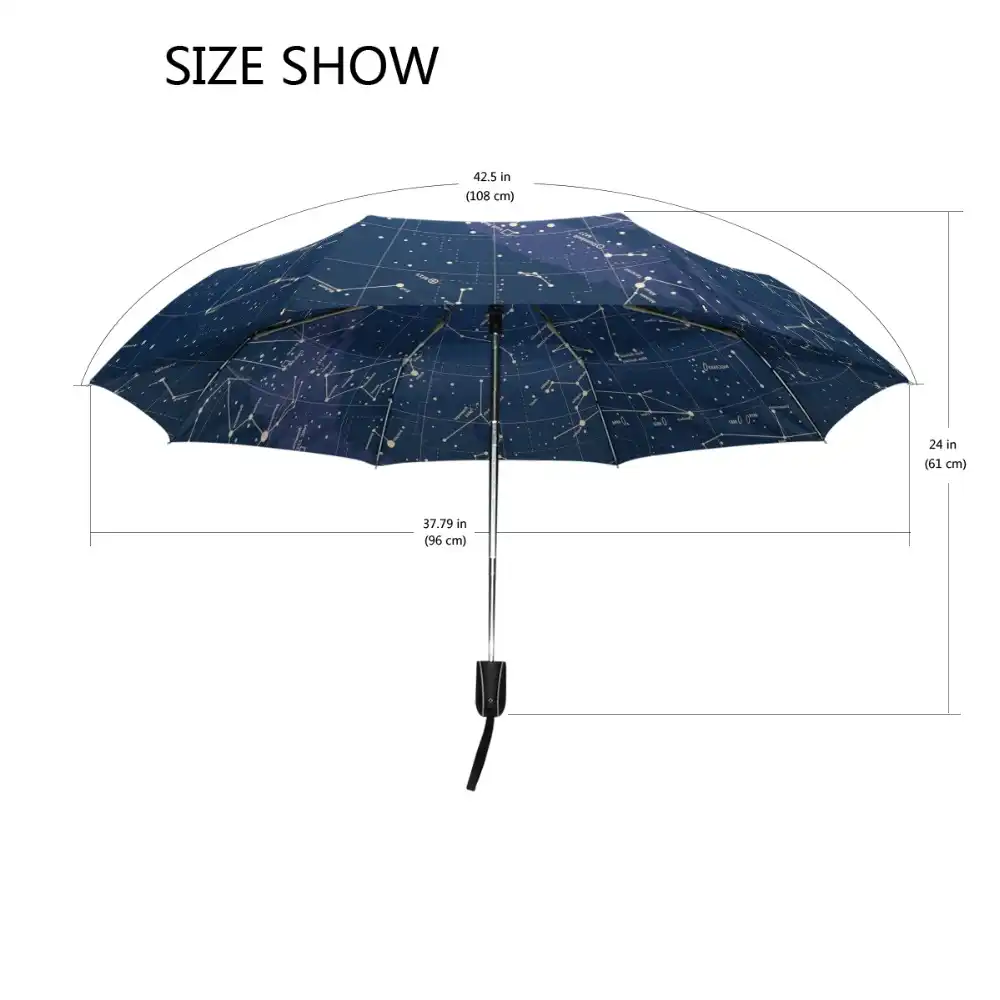 Galaxy Space Universe Nebula Cloud Custom Foldable Men Rain Umbrella Folding Travel Male Umbrella Rainy Windproof Parapluie,Full automatic