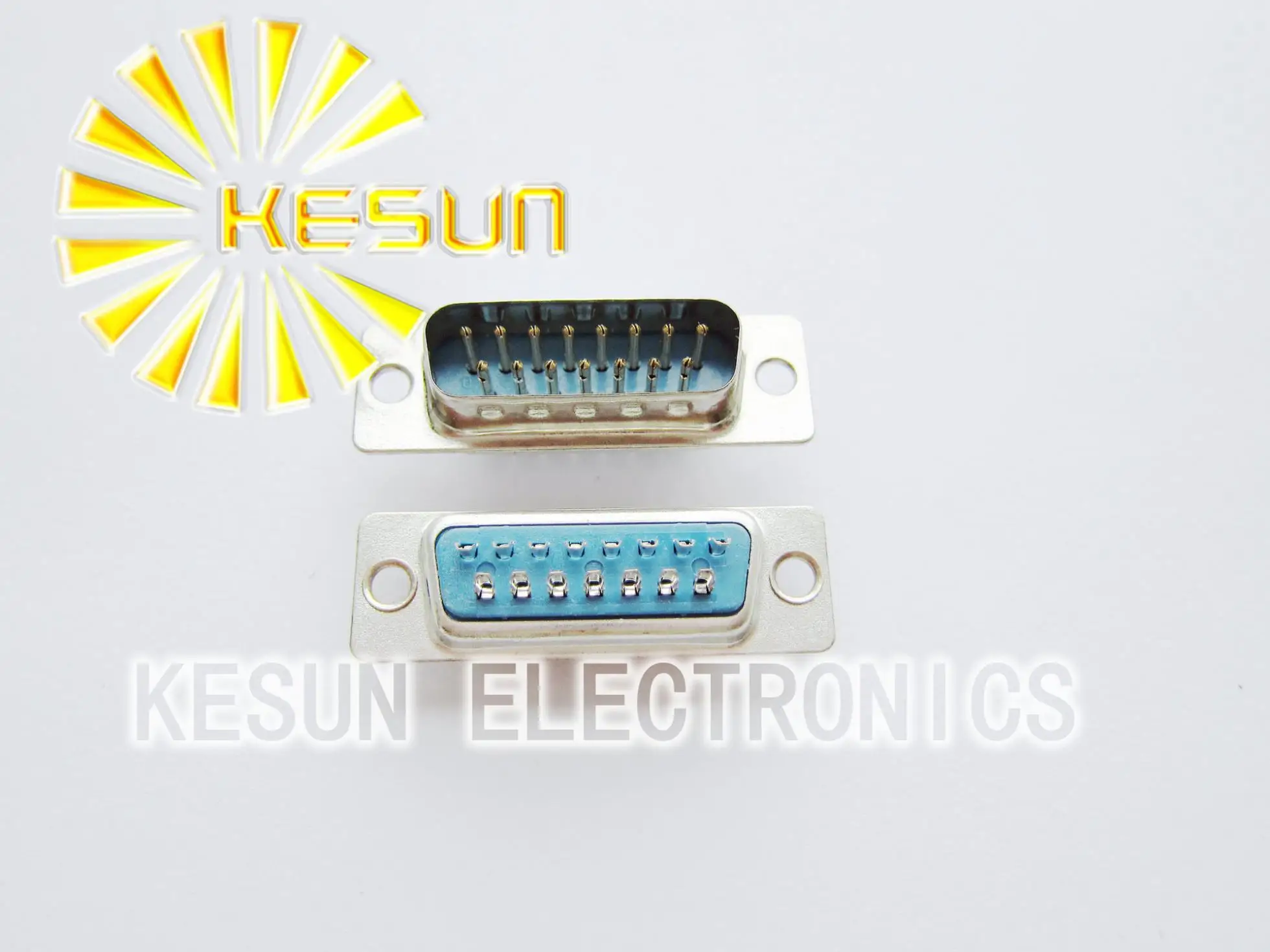 

100pcs/lot DB15 DB 15P 15Pin Male Solder Serial D-Sub Connector