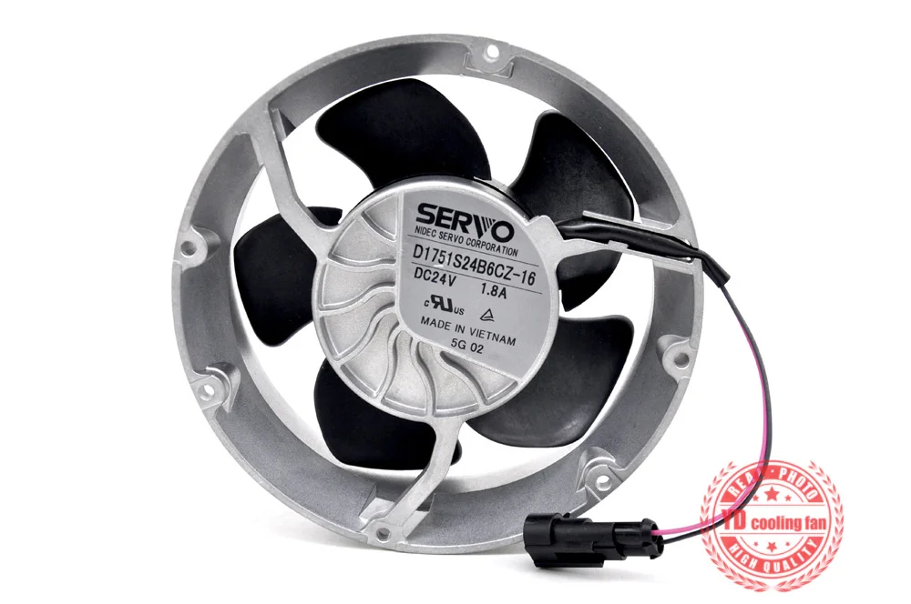 NIDEC SERVO D1751S24B6CZ-16 для TOSHIBA 1751 DC24V ABB частоты Вентилятор охлаждения
