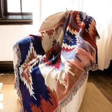 ESSIE домашний ковер килим для дивана гостиной спальни ковер окрашенный в пряже диван одеяло турецкое покрывало с узором гобелен