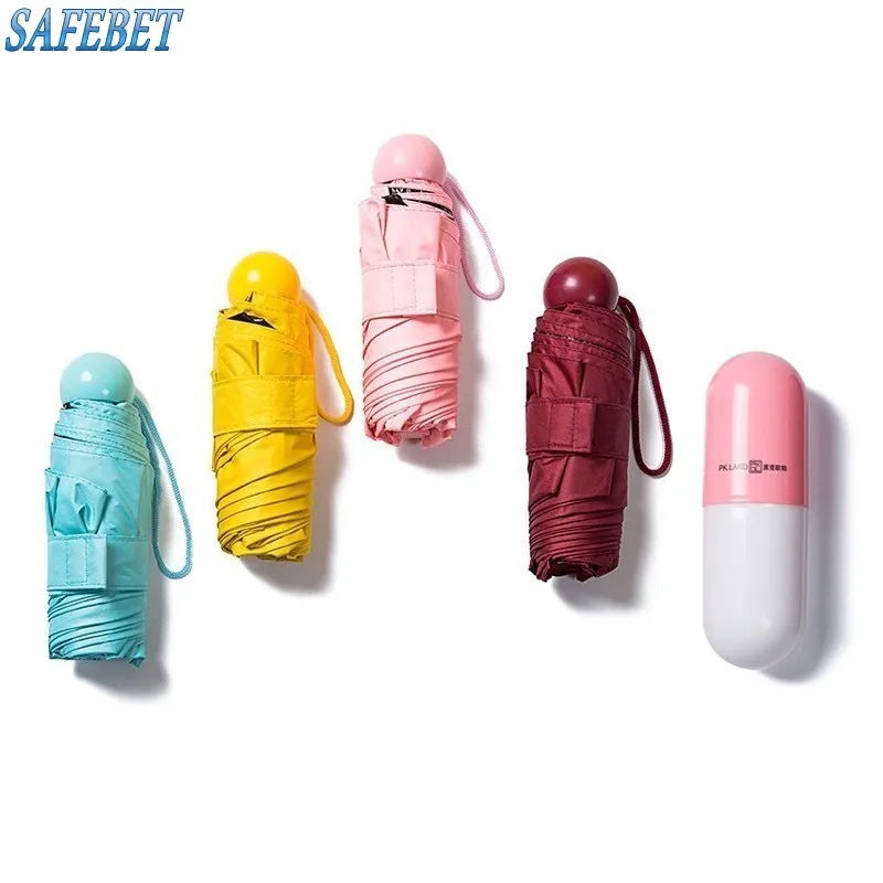 

SAFEBET Brand 2017 Creative New Women Lightweight Anti-ultraviolet Umbrella Mini Portable Wind resistance Umbrellas Sun Umbrella