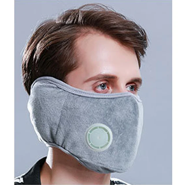 1Pcs Mouth Mask Warmer Cotton Fleece Mask Anti Dust Face Muffle Mask